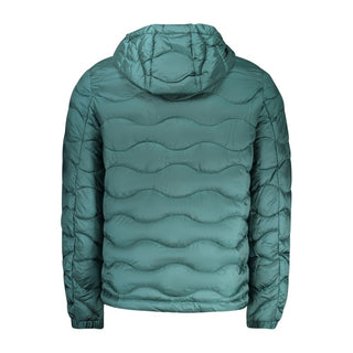 Chaqueta de hombre de poliamida verde