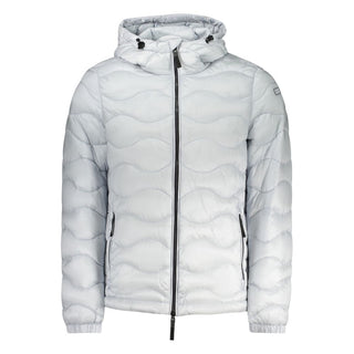 Chaqueta azul claro de poliamida para hombre