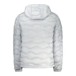 Chaqueta azul claro de poliamida para hombre