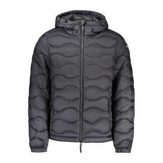 Schwarze Herrenjacke aus Polyamid