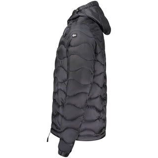 Schwarze Herrenjacke aus Polyamid