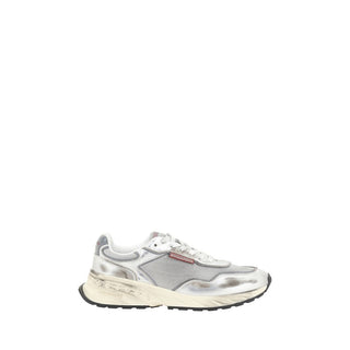 White Calf Leather Bos Taurus Athletic Sneakers