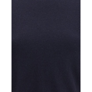 Blaues Baumwoll-T-Shirt