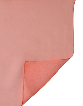 Chal de seda naranja para cuello para hombre