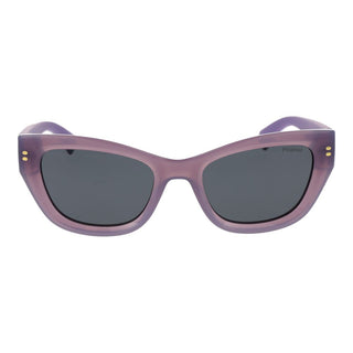 Gafas de sol de plástico morado