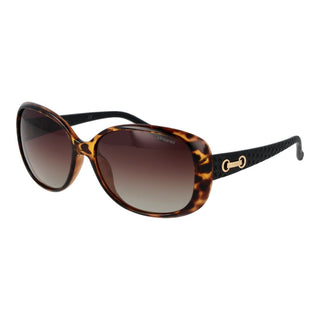 Braune Kunststoff-Sonnenbrille