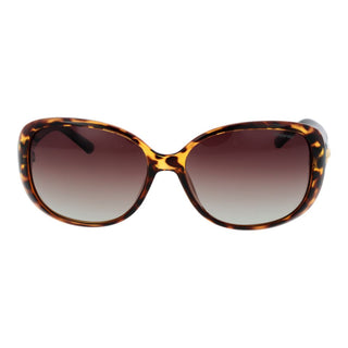 Braune Kunststoff-Sonnenbrille