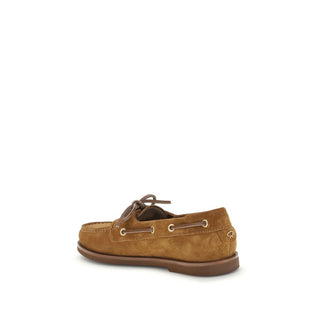 Mocasines slip-on de cuero de becerro marrón Bos Taurus
