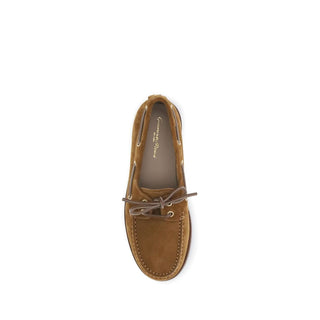Mocasines slip-on de cuero de becerro marrón Bos Taurus