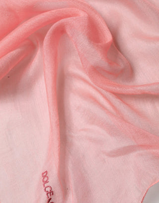 Estola rosa claro para cuello, chal y bufanda