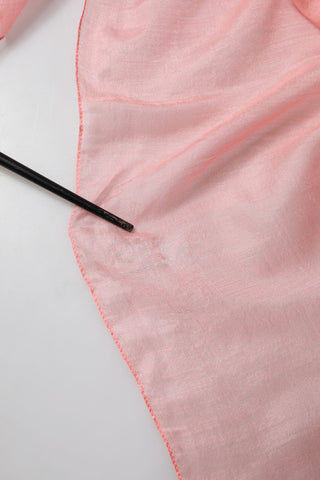 Estola rosa claro para cuello, chal y bufanda