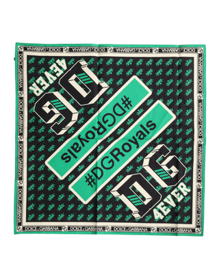 Multicolor #DGRoyals Square Foulard 50.5cm x 50cm Scarf