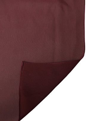 Estola de seda burdeos para cuello para hombre 200cm x 130cm