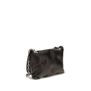 Bolso de hombro negro de cordero Ovis Aries Aries