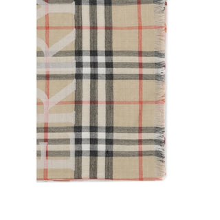 Beige Wool Scarf