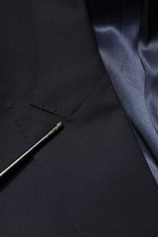 Traje azul MARTINI de dos piezas con doble botonadura