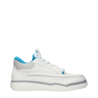 Zapatillas bajas de cuero blancas