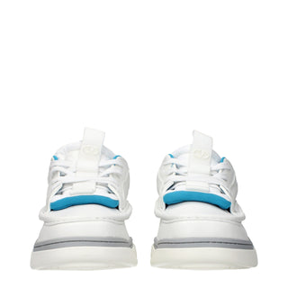 Zapatillas bajas de cuero blancas