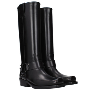 Black Leather Boots