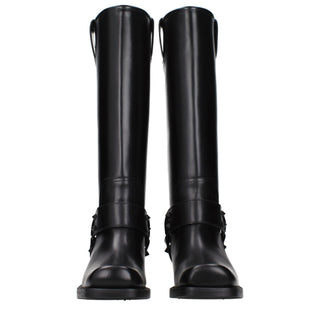 Black Leather Boots