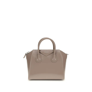 Gray Calf Leather Bos Taurus Handbag