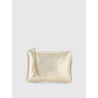 Goldene Leder-Clutch