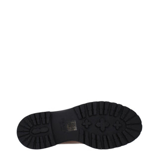 Botines de cuero marrón