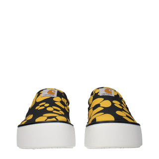 Blaue Stoff-Slipper