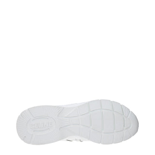 White Leather Athletic Sneakers