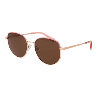Gafas de sol de metal color oro rosa