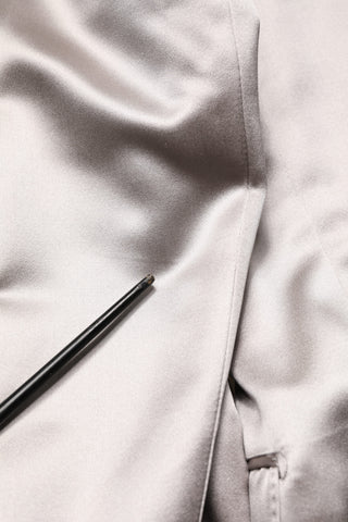 Silver SICILIA Single Breasted Jacket Blazer