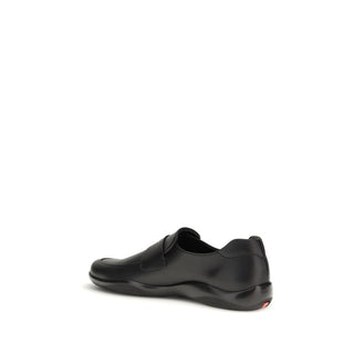 Mocasines slip-on de piel de becerro negra Bos Taurus