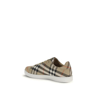 Mehrfarbige Nylon-Low-Top-Sneakers