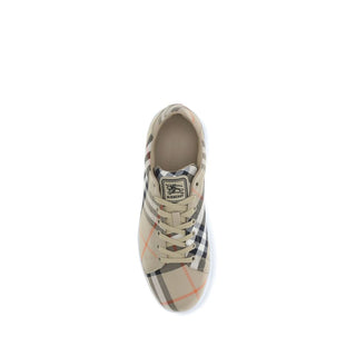 Mehrfarbige Nylon-Low-Top-Sneakers