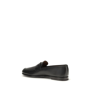 Mocasines slip-on de piel de becerro negra Bos Taurus