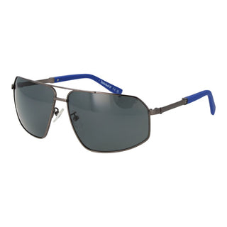 Graue Sonnenbrille aus Metall