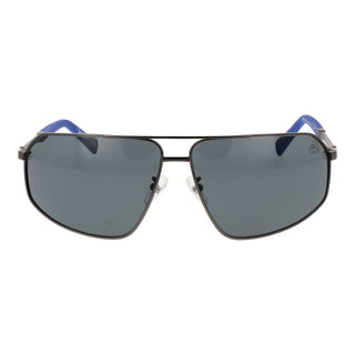 Graue Sonnenbrille aus Metall