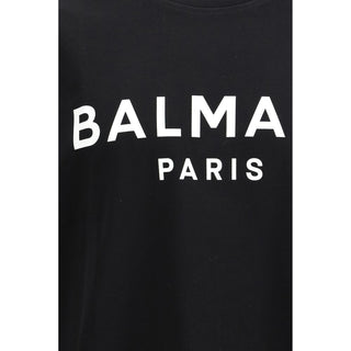 Schwarzes Baumwoll-T-Shirt