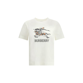 Weißes Baumwoll-T-Shirt