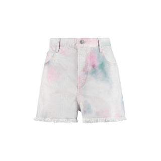 Mehrfarbige Jeans-Shorts