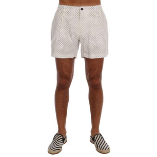 Pantalones cortos y mini shorts blancos de poliéster
