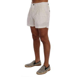 Pantalones cortos y mini shorts blancos de poliéster
