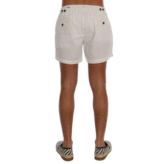 Pantalones cortos y mini shorts blancos de poliéster