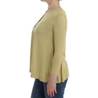 Zweifarbiger Seidencardigan