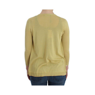 Zweifarbiger Seidencardigan