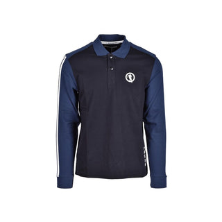 Polo de algodón azul
