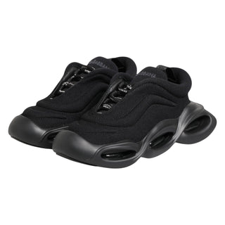 Zapatillas negras sin cordones de corte bajo Wave
