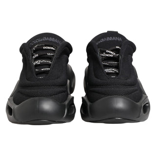 Zapatillas negras sin cordones de corte bajo Wave