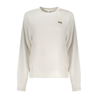 Weißes Baumwoll-Sweatshirt für Damen