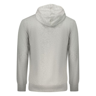 Sudadera de algodón gris para hombre